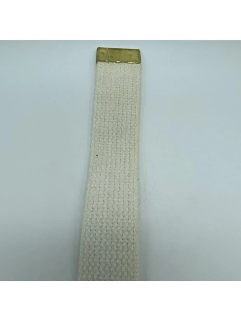 Vanguard NY White Slip Thru Adjustable Belt Men’s Size M
